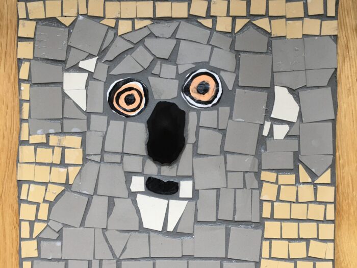 koala mosaic - student work