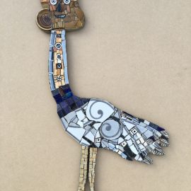 Long Necked Womu Mosaic by Aliyahgator