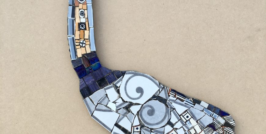 Long Necked Womu Mosaic by Aliyahgator
