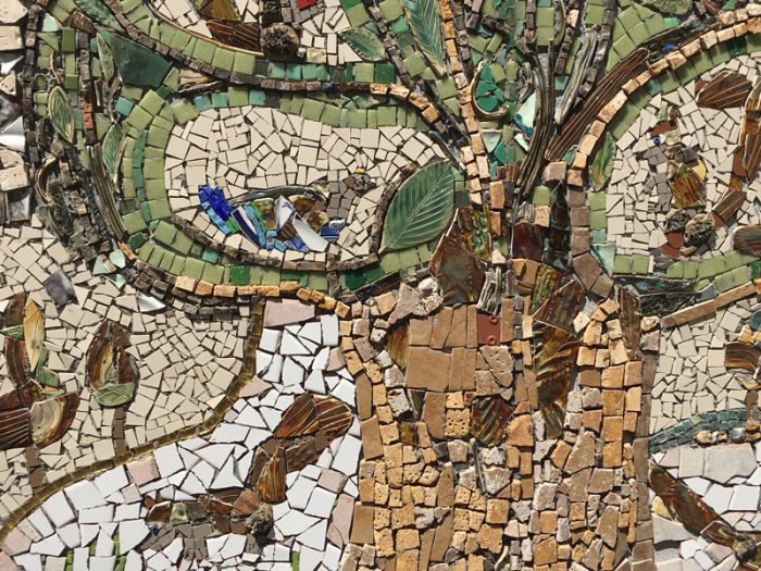 Tree of Squirrels Mosaic - central area